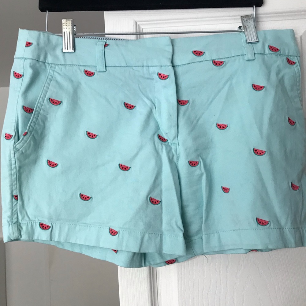 Watermelon khaki shorts